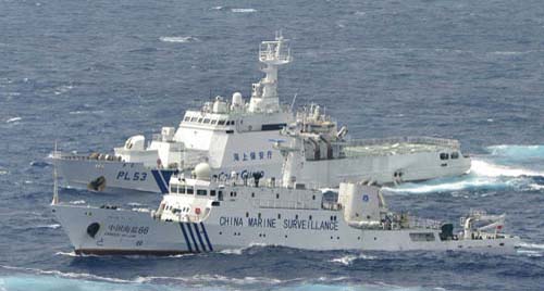 Nave militare chineze in apropierea Japoniei