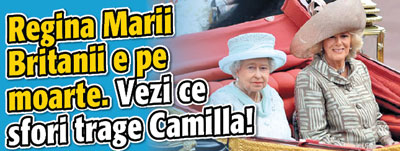 Regina Marii Britanii e pe moarte. Vezi ce sfori trage Camilla!