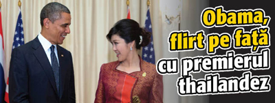 Barack Obama, flirt pe fata cu premierul thailandez