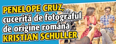Penelope Cruz cucerita de fotograful de origine romana Kristian Schuller