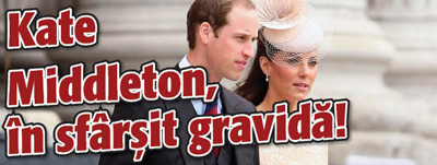 Kate Middleton, in sfarsit gravida!