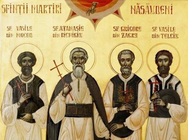 Sfintii Martiri si Marturisitori Nasaudeni: Atanasie Todoran din Bichigiu, Vasile din Mocod, Grigore din Zagra si Vasile din Telciu