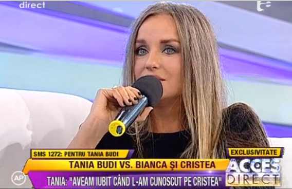 Tania Budi: „Am renuntat la iubit pentru Adi Cristea”