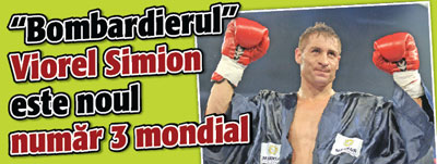 „Bombardierul” Viorel Simion e noul numar 3 mondial