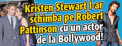 Kristen Stewart a comis-o din nou. L-ar schimba pe Robert Pattinson cu un actor de la Bollywood!