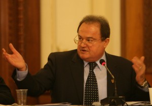 Vasile Blaga a votat in Timis “pentru o Romanie dreapta”