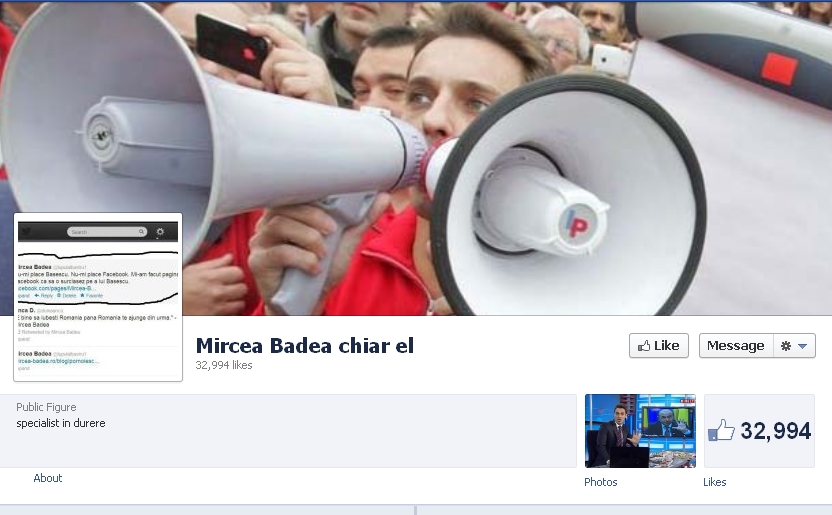 Mircea Badea si-a facut cont de Facebook dintr-un motiv de necrezut