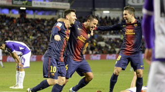 VIDEO: Barça termina anul cu o victorie. 3-1 cu Valladolid, succes dedicat antrenorului Vilanova