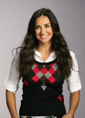 Demi Moore, cu celulita la vedere