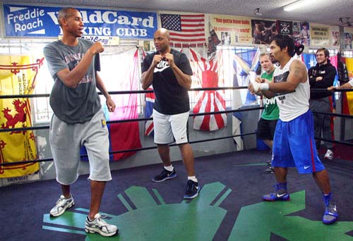Pacquiao s-a batut cu doua legende NBA