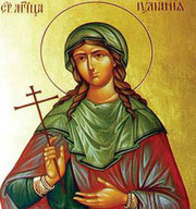 Sfanta Iuliana; Sfantul Temistocle (21 decembrie)