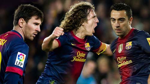 Messi, Xavi si Puyol vor imbatrani la FC Barcelona