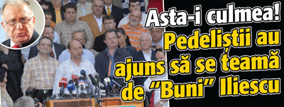 Asta-i culmea! Pedelistii au ajuns sa se teama de „Buni” Iliescu