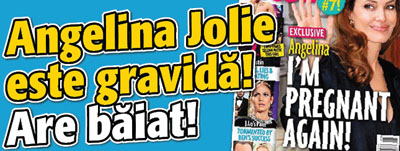 Angelina Jolie, gravida! Are baiat!