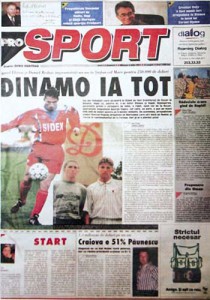 Coperta primul numar iulie 1997 - Ziarul National