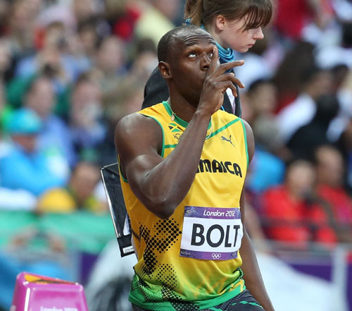 Secretul recordului olimpic stabilit de Bolt la Londra: fundul bombat al iubitei!