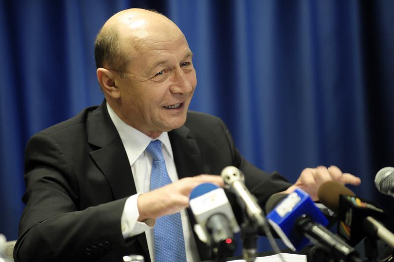 Traian Basescu s-a intalnit, la Lima, cu omologul peruan, Ollanta Moises Humala Tasso