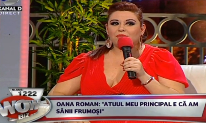 Oana Roman: Am niste sani ok si glezne foarte subtiri. Incerc sa le pun in evidenta!