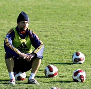 ROMANIAN TEAM TRAINING BEFORE THEIR GAME AGAINST ALBANIA - Ziarul National