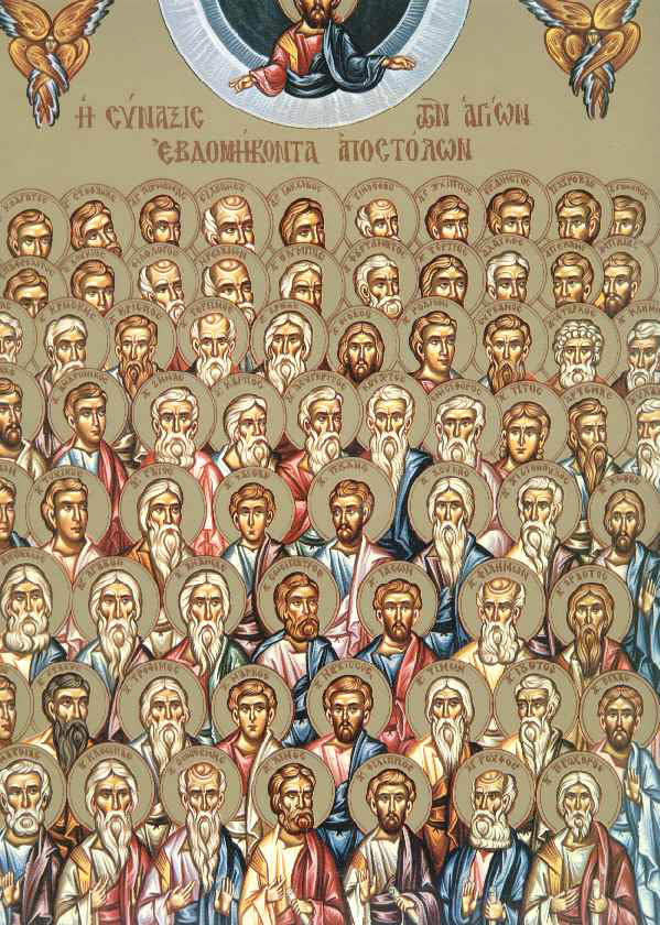 Calendar ortodox, 4 ianuarie: Soborul Sfintilor 70 de Apostoli