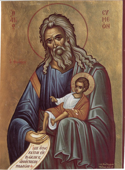 Sfantul si Dreptul Simeon si Sfanta Prorocita Ana (03 februarie)