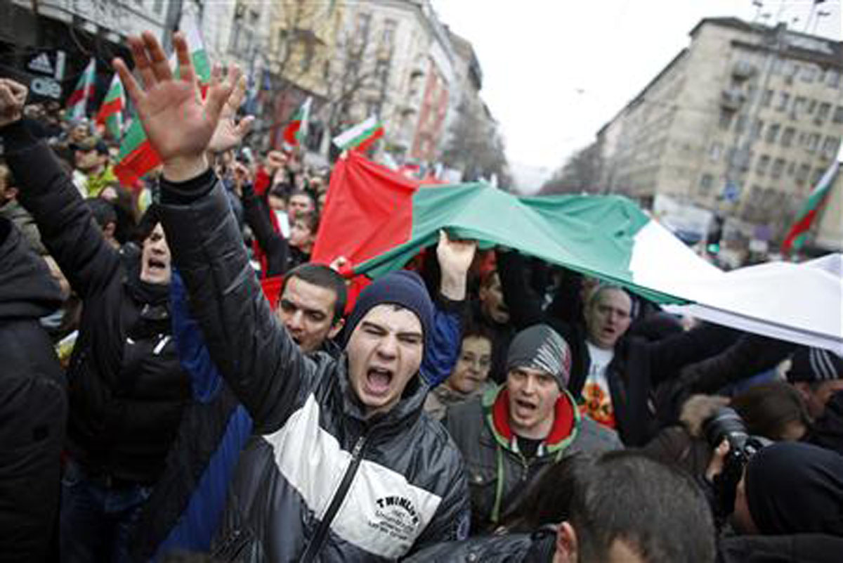 Manifestatii antisaracie de amploare in Bulgaria