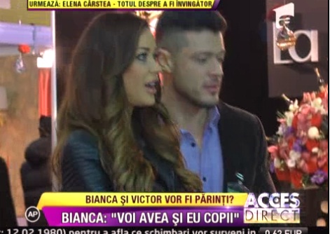 SOC! Bianca Dragusanu si Victor Slav vor copii!