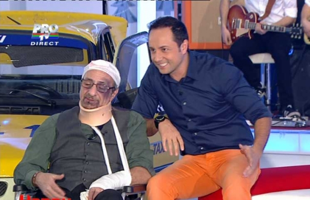 Maruta a comis-o! Ce a patit taximetristul care facea farse in emisiune!