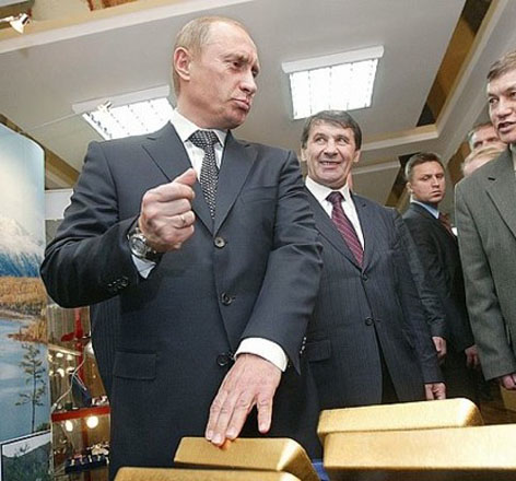 Putin s-a pus pe cumparat aur