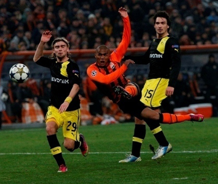 Sahtior-ul lui Lucescu, in dificultate dupa 2-2 cu Borussia – VIDEO