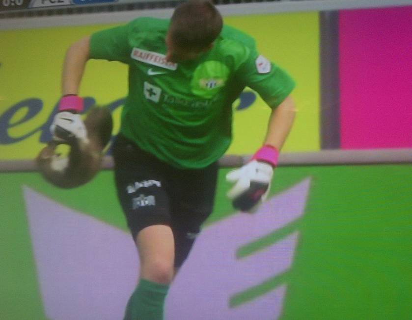 Meciul FC Thun – FC Zurich, intrerupt de un jder nazdravan (VIDEO)