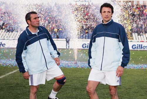 Hagi contra Messi, in vara, pe stadionul lui River Plate