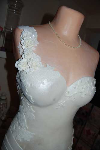 Prima rochie de mireasa, comestibila