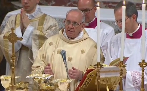 IMAGINI LIVE – Prima slujba oficiata de PAPA FRANCISC I, la Vatican