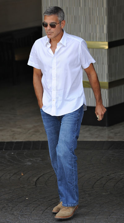 A Sharp George Clooney Pays a Visit to the London Hotel - Ziarul National