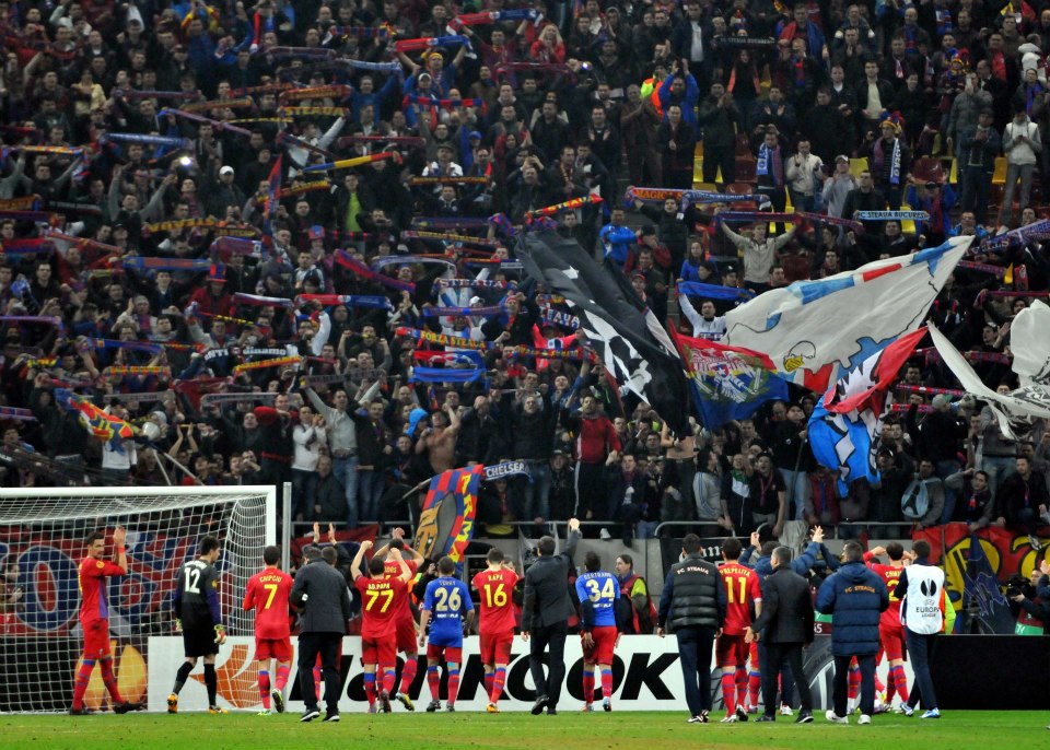 Bucurie imensa dupa ce Steaua a invins Chelsea: Suporterii echipei din Ghencea au iesit in strada! (VIDEO)