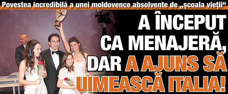 N-are scoala, dar are succes cu carul! Moldoveanca Ana Damian desemnata cel mai bun agent de vanzari din Italia