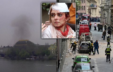 Explozie devastatoare la Praga: Panica si oameni plin de sange. Cel putin 40 de raniti