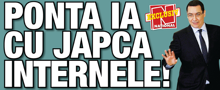 Victor Ponta ia cu japca Internele!