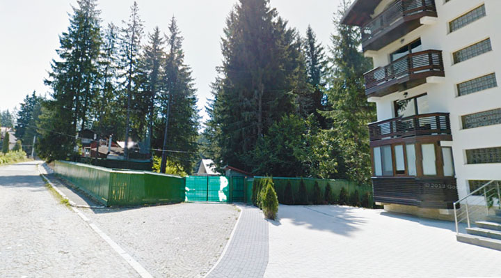 Intrare vila protocol Predeal - Ziarul National