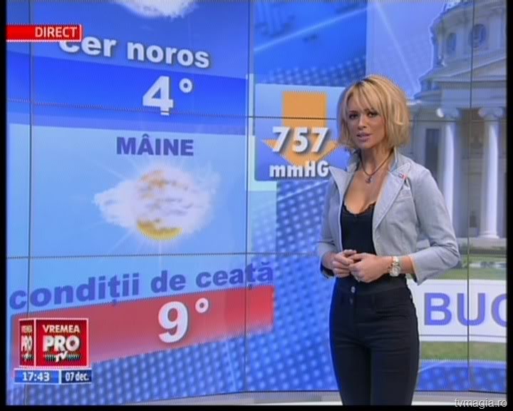 Ce sexy e sora Magdei Palimariu, de la meteo! Ce zici, seamana? (FOTO)
