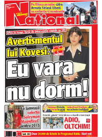 Editia tiparita – 15 aprilie 2013
