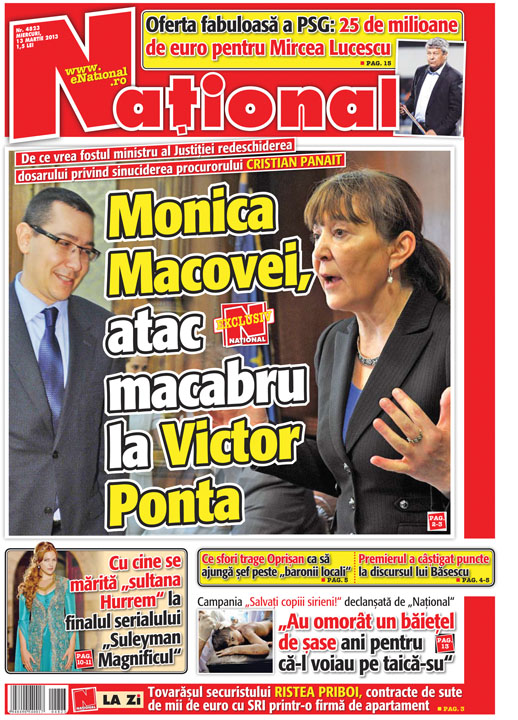 Pag 1 - Ziarul National