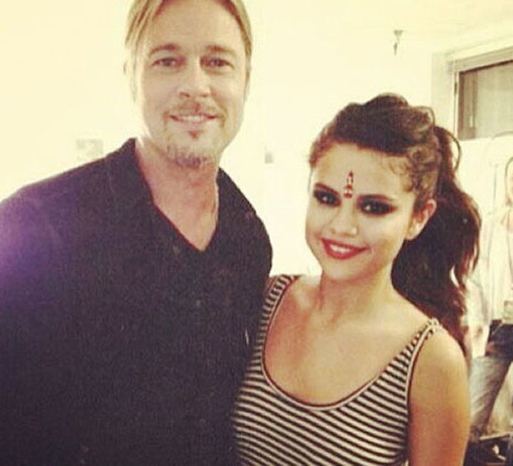 Selena-Gomez-Brad-Pitt - Ziarul National