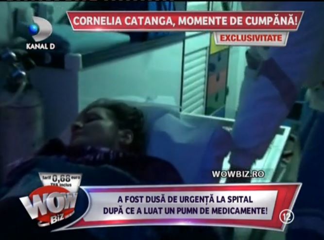 Cornelia Catanga, tentativa de suicid: Ar fi luat un pumn de pastile