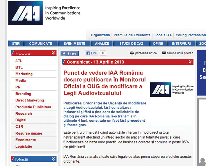 iaa-site - Ziarul National