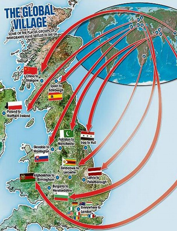Ce zone din Marea Britanie atrag imigrantii ca un magnet!