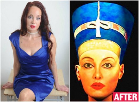 S-a lasat „ciopartita” ca sa semene cu Nefertiti. Uite cum arata acum! (FOTO)