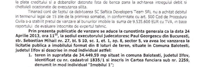saftica-executare - Ziarul National