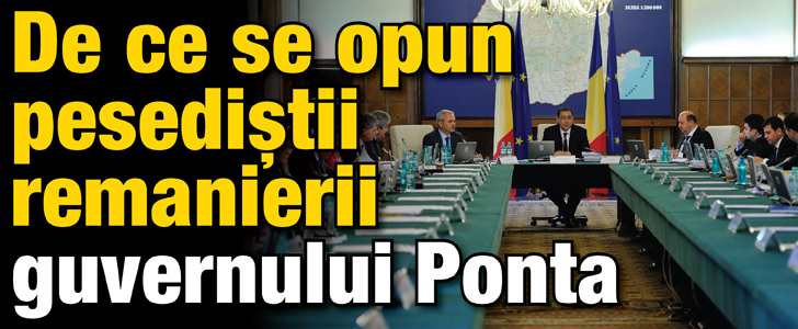 De ce se opun pesedistii remanierii Guvernului Ponta
